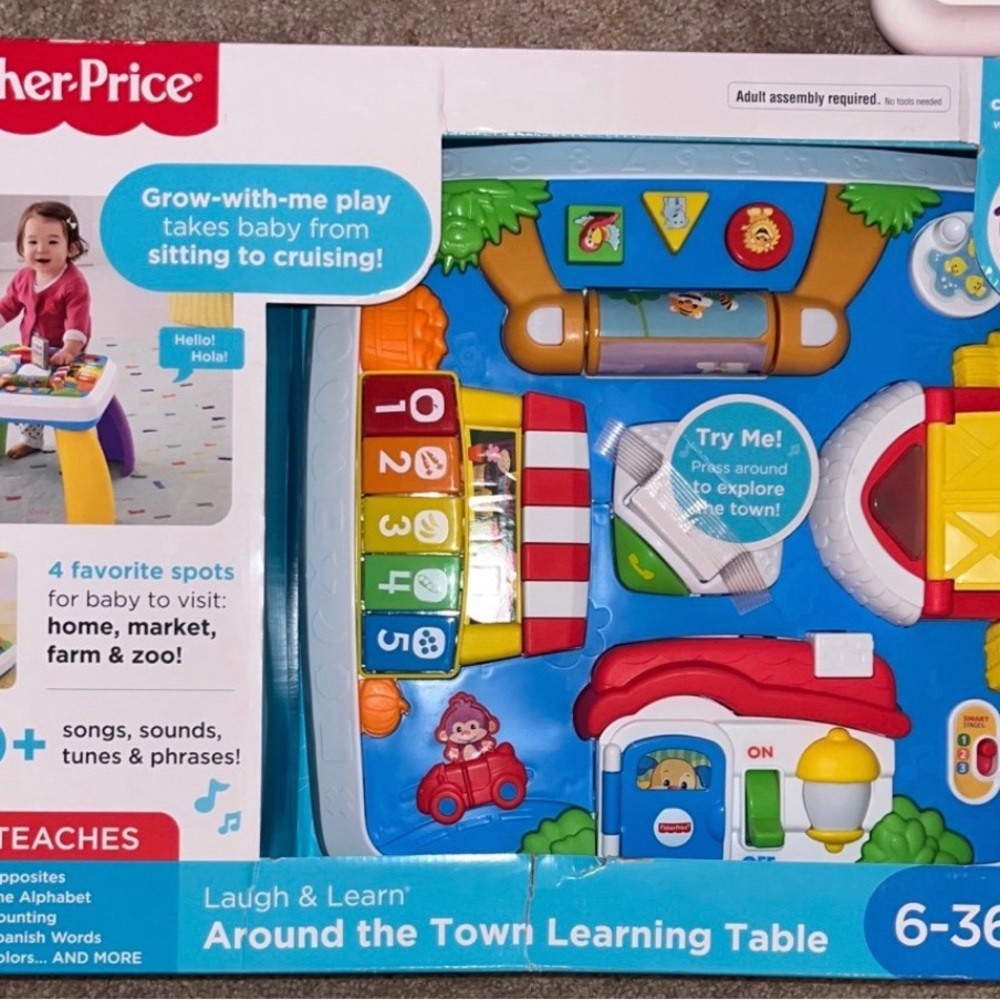 Fisher-Price Laugh & Learn Around the Town Learning Table - Multicolor